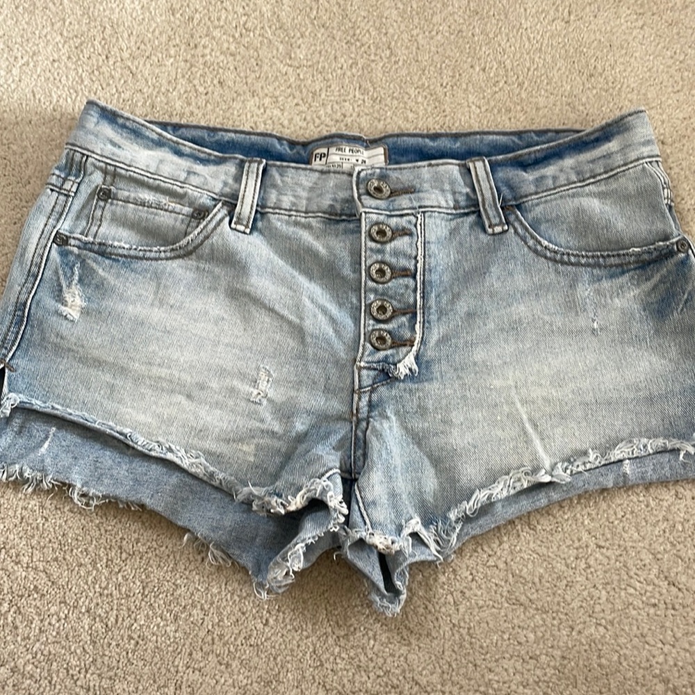 Free People Denim Shorts